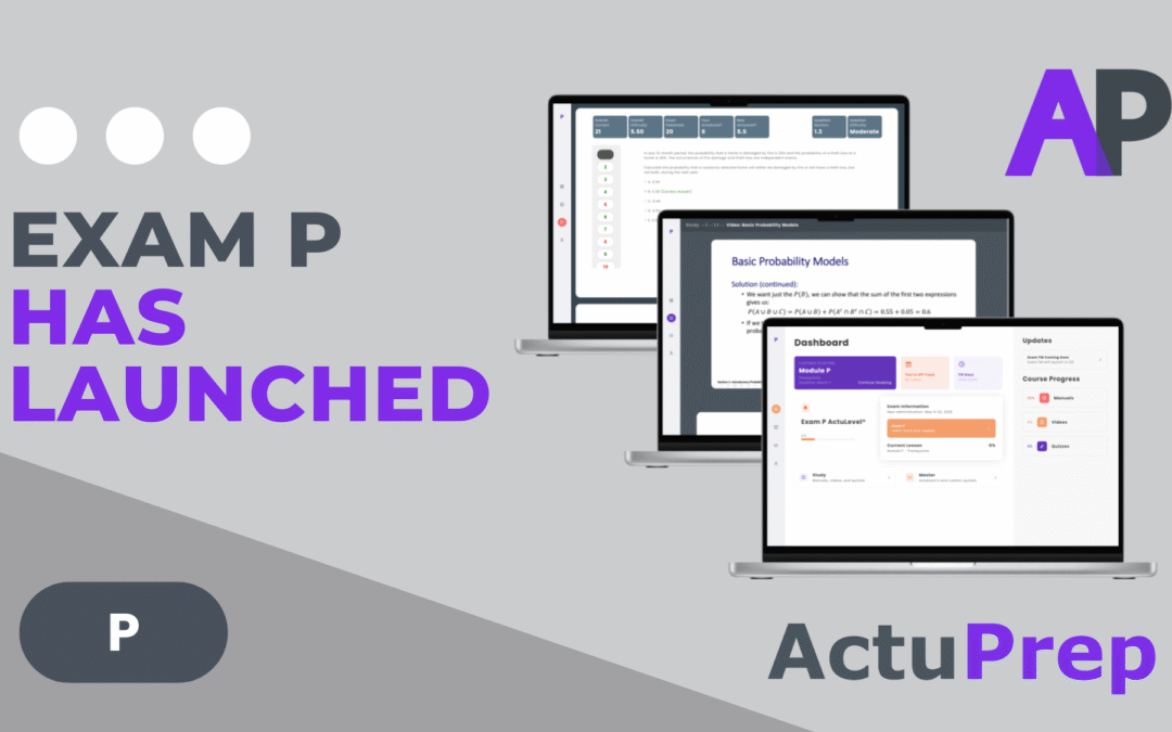 ActuPrep Exam P Has Launched